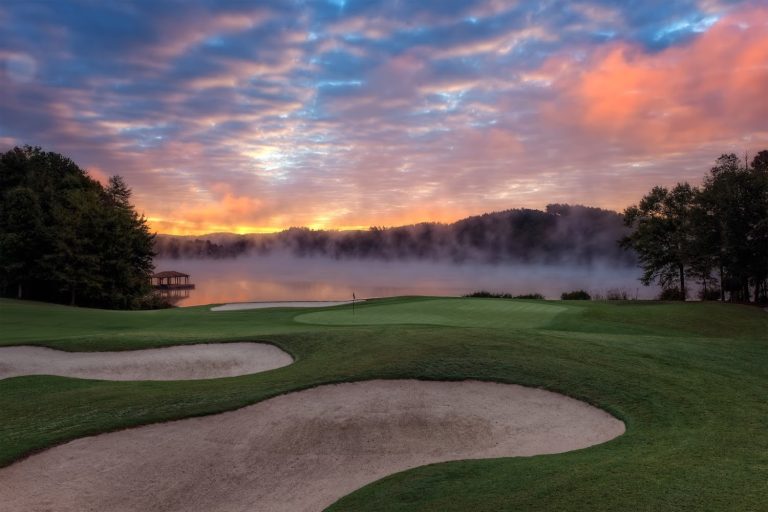 6135 the reserve at lake keowee golf pro shop sunset south carolina 768x512